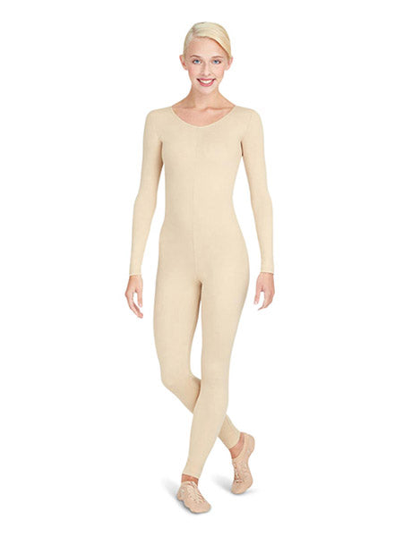 Capezio TB114 Long Sleeve Unitard Nude